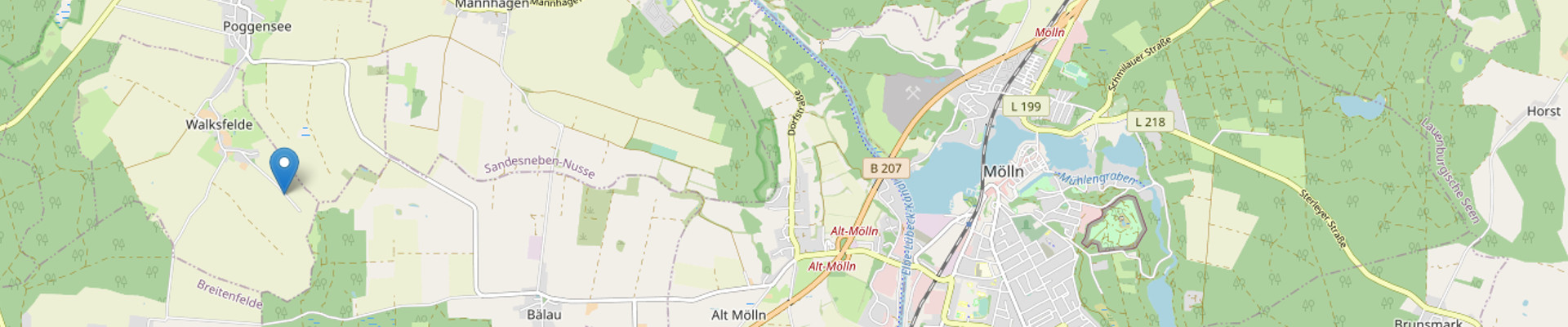 Anfahrt Werkstatt M�lln